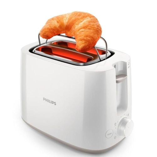 Philips Τοστιέρα Daily Collection HD2581/00 830W Λευκό EU - Image 2