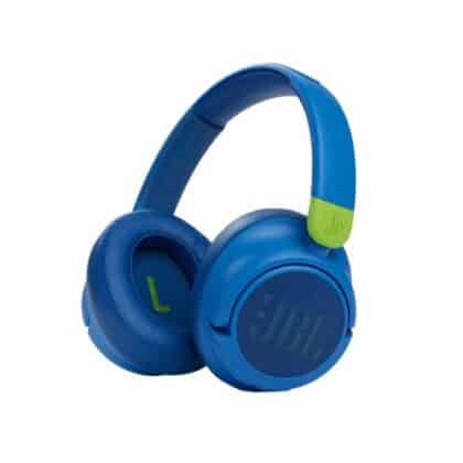 JBL JR460NC Bluetooth Ασύρματα Ακουστικά On-Ear για Παιδιά με Ακύρωση Θορύβου, Μπλε EU