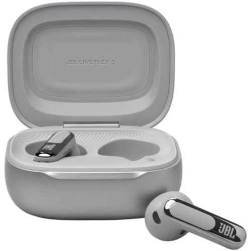 JBL Live Flex 3 TWS Ασύρματα Ενδοαυτιακά Ακουστικά Bluetooth, Ασημί, EU - Image 2