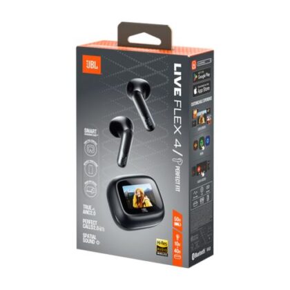 JBL Live Flex 4 TWS Ασύρματα Ακουστικά Bluetooth, 12 mm, Μαύρα, EU