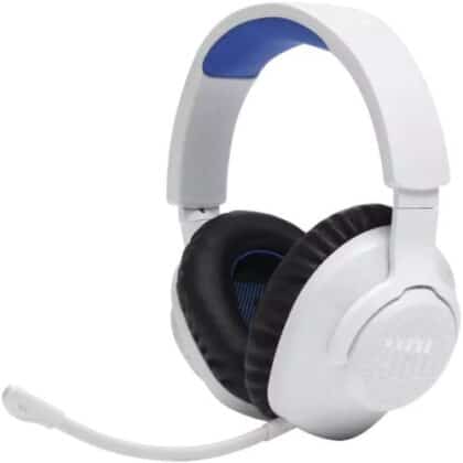 JBL Quantum 360P Ασύρματα Ακουστικά Gaming με Μικρόφωνο, Λευκά, EU
