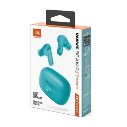 JBL Wave Beam 2 TWS Bluetooth ασύρματα ακουστικά ψείρες μπλε EU