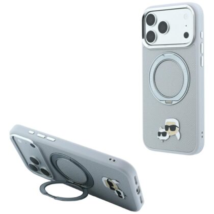 Karl Lagerfeld Karl & Choupette Heads Pin - θήκη για Apple iPhone 18 Pro / 17 Pro - Πολύχρωμο