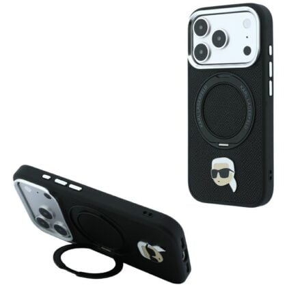 Karl Lagerfeld Karl Head Pin - θήκη για Apple iPhone 18 Pro Max / 17 Pro Max - Μαύρο