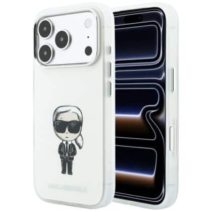 Karl Lagerfeld IML Ikonik Sketch Print - θήκη για Apple iPhone 18 Pro Max / 17 Pro Max - Μπεζ