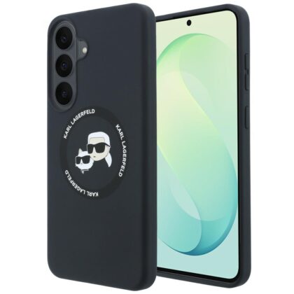 Karl Lagerfeld Silicone Karl & Choupette Heads - θήκη για Samsung Galaxy S26 FE - Μαύρο