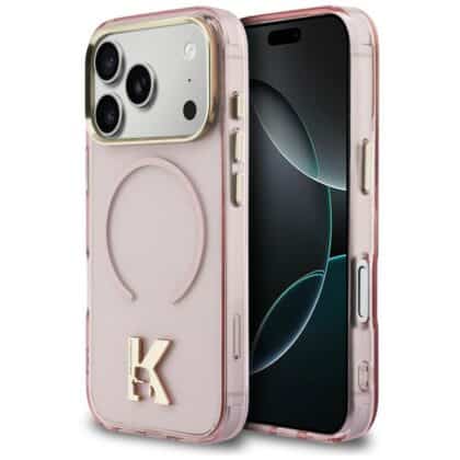 Karl Lagerfeld IML K Head Logo - θήκη για Apple iPhone 18 Pro / 17 Pro - Ροζ