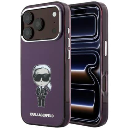 Karl Lagerfeld IML Ikonik Sketch Print - θήκη για Apple iPhone 18 Pro / 17 Pro - Κόκκινο