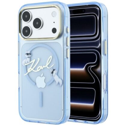 Karl Lagerfeld Script Logo - θήκη για Apple iPhone 18 Pro / 17 Pro - Μπλε