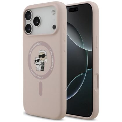 Karl Lagerfeld Silicone Karl&Choupette Ring MagSafe - θήκη για Apple iPhone 18 Pro Max / 17 Pro Max - Πολύχρωμο