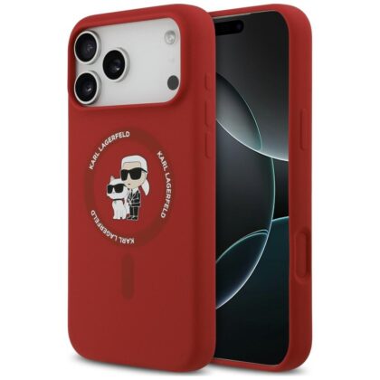 Karl Lagerfeld Silicone Karl&Choupette Ring MagSafe - θήκη για Apple iPhone 18 Pro Max / 17 Pro Max - Πολύχρωμο