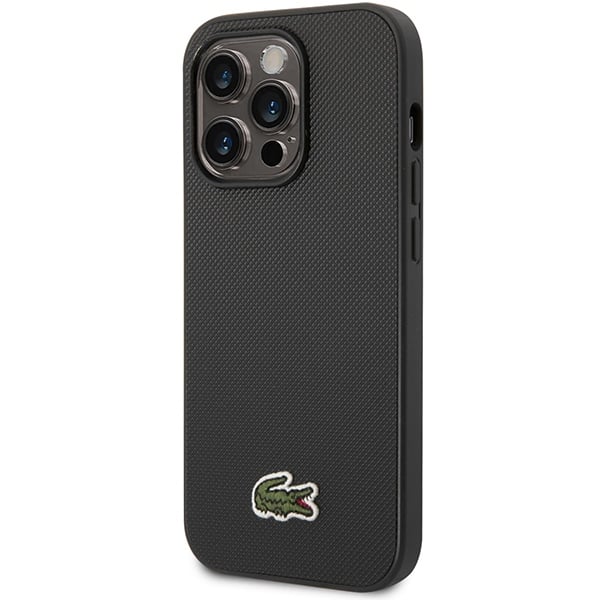 Lacoste LCHMP14XPVCK iPhone 14 Pro Max 6.7" μαύρη σκληρή θήκη με σχέδιο Iconic Petit Pique και MagSafe - Image 2