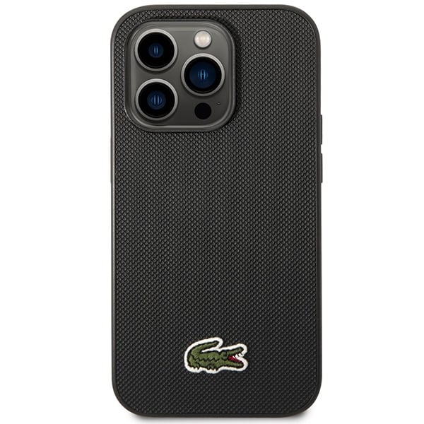 Lacoste LCHMP14XPVCK iPhone 14 Pro Max 6.7" μαύρη σκληρή θήκη με σχέδιο Iconic Petit Pique και MagSafe - Image 3