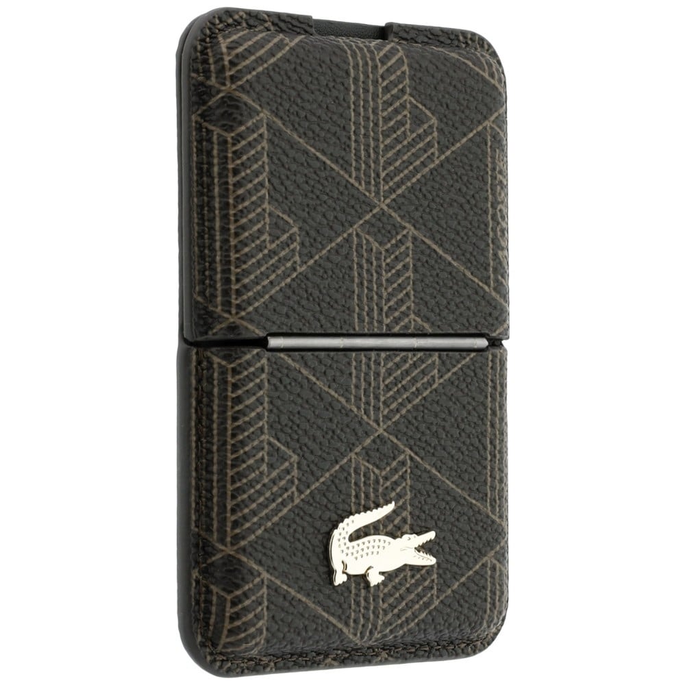Πορτοφόλι με μαγνήτη και βάση Lacoste The Blend MagSafe καφέ - Image 4
