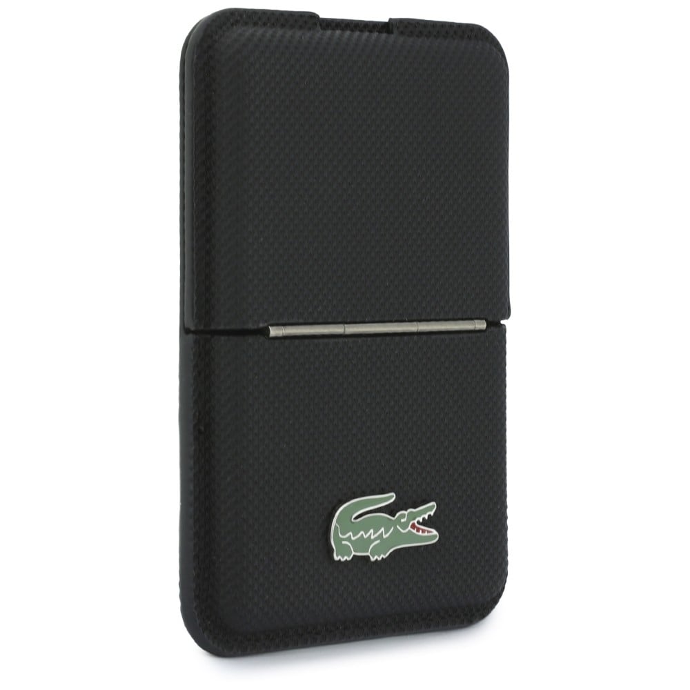 Lacoste Iconic Petit Pique MagSafe μαγνητικό πορτοφόλι με βάση μαύρο - Image 4