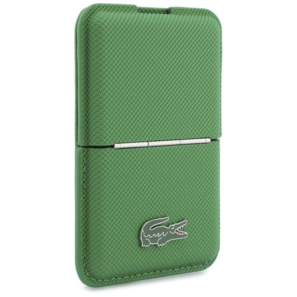 Lacoste Iconic Petit Pique MagSafe μαγνητικό πορτοφόλι με βάση τερρακότα - Image 4