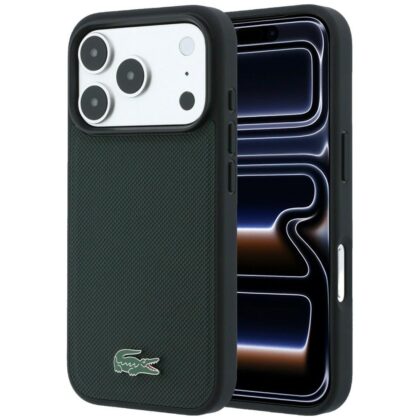 Lacoste Petit Pique Lacquer Logo MagSafe - θήκη για Apple iPhone 18 Pro / 17 Pro - Πράσινο