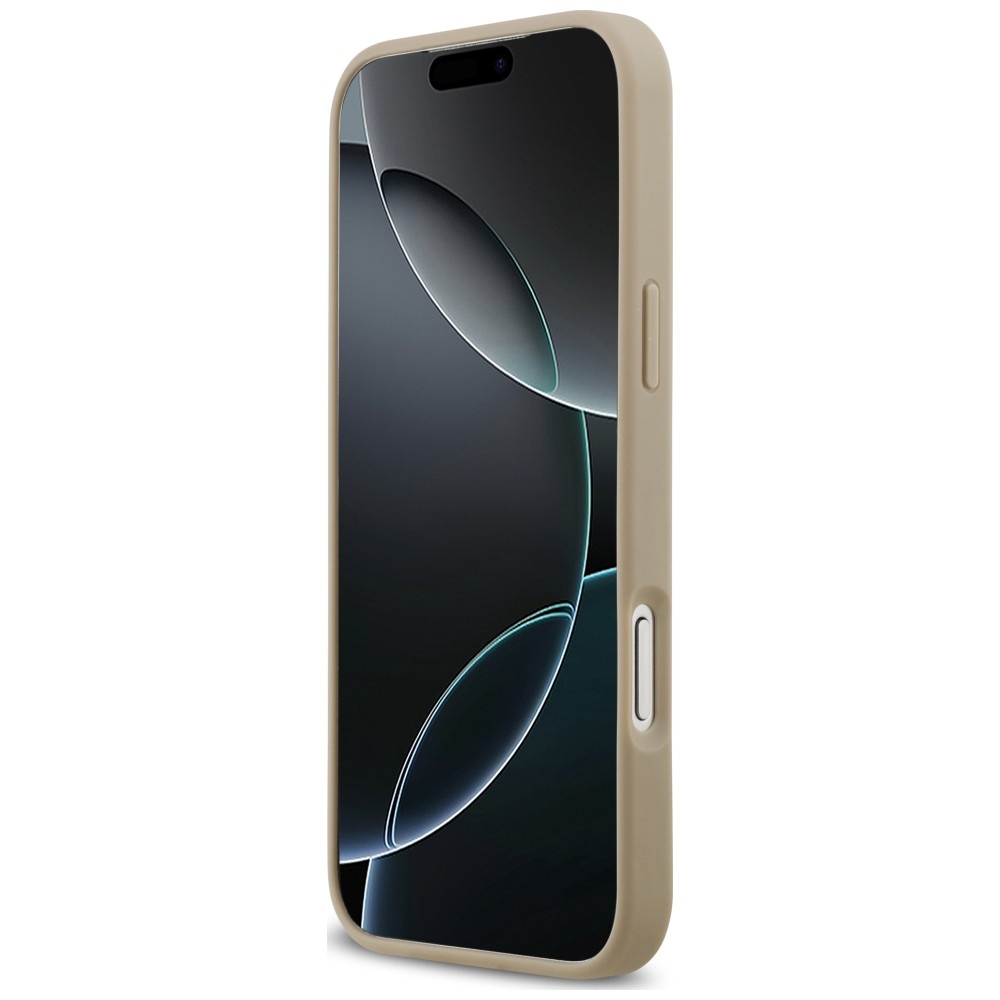 Lacoste Petit Pique Lacquer Logo MagSafe - θήκη για Apple iPhone 18 Pro / 17 Pro - Μπεζ - Image 5