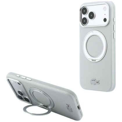Lacoste Petit Pique - θήκη για Apple iPhone 18 Pro Max / 17 Pro Max - Γκρι