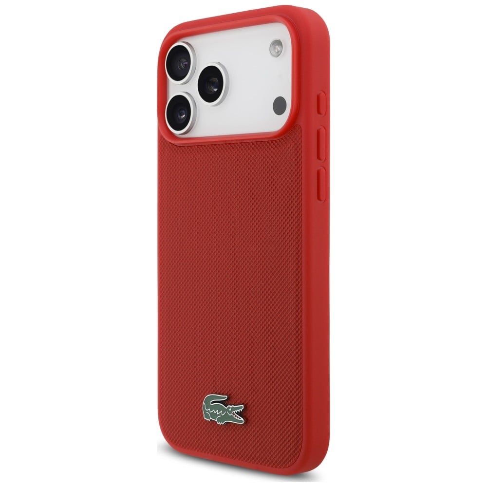 Lacoste Petit Pique Lacquer Logo MagSafe - θήκη για Apple iPhone 18 Pro Max / 17 Pro Max - Κόκκινο - Image 2