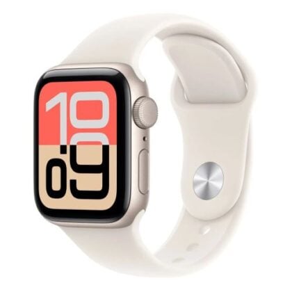 Apple Watch SE 3 (2025) GPS 40mm Θήκη, Starlight Sport Band M/L EU, MEH54