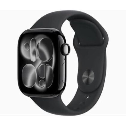 Apple Watch Series 11 (2025) GPS + Cellular 42mm Jet Black Alu Case, Black Sport Band S/M EU MF834