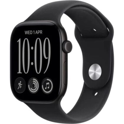Apple Watch Series 12 (2026) Smartwatch GPS 42mm, Μαύρο Alu Case, Μαύρο Sport Band S/M EU MJEA4