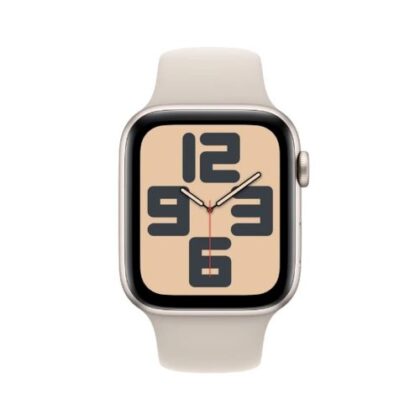 Apple Watch SE 2nd Gen GPS + Cellular 44mm Starlight Alu Case, Starlight Sport Band S/M EU MRHJ3