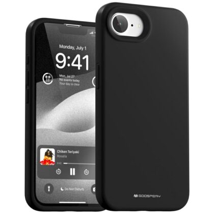 Mercury Silicone - θήκη για Apple iPhone 16e / 17e - Μαύρο