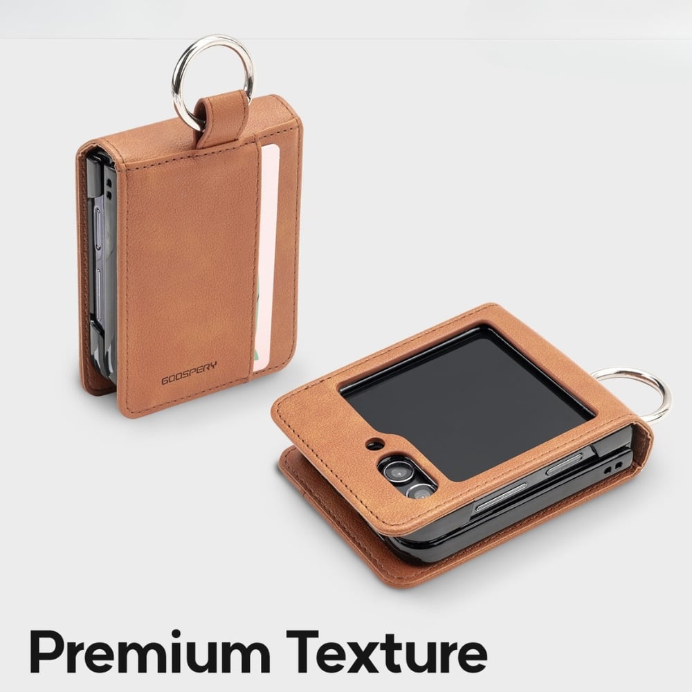 Mercury Basic Diary - θήκη για Samsung Galaxy Z Flip8 - Καφέ - Image 2