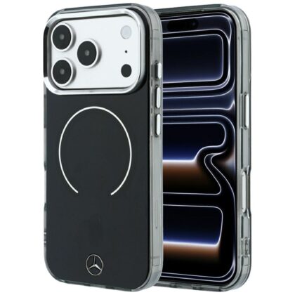 Mercedes Double Layer Iconic Logo - θήκη για Apple iPhone 18 Pro Max / 17 Pro Max - Μαύρο