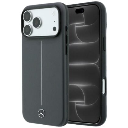 Mercedes Iconic Line - θήκη για Apple iPhone 18 Pro / 17 Pro - Γκρι