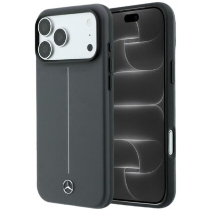 Mercedes Iconic Line - θήκη για Apple iPhone 18 Pro Max / 17 Pro Max - Γκρι