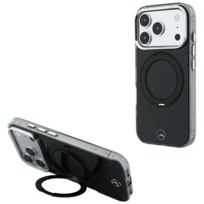 Mercedes Ring Stand Iconic Logo - θήκη για Apple iPhone 18 Pro Max / 17 Pro Max - Μαύρο