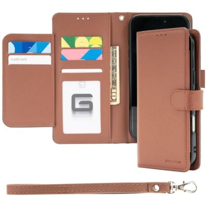 Mercury Essential Diary - θήκη για Apple iPhone 17 Pro Max / 18 Pro Max - Καφέ