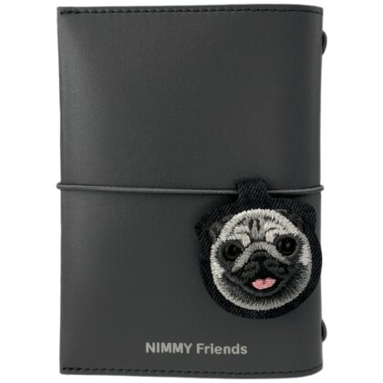 Nimmy New Big Eyed Cute Pets 2.0 Dog Σετ σημειωματάριο + στυλό 2-σε-1 μαύρο