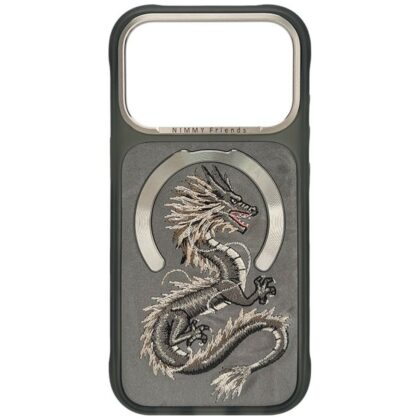 Nimmy Magnetic Fantasy Animal - θήκη για Apple iPhone 18 Pro / 17 Pro - Γκρι