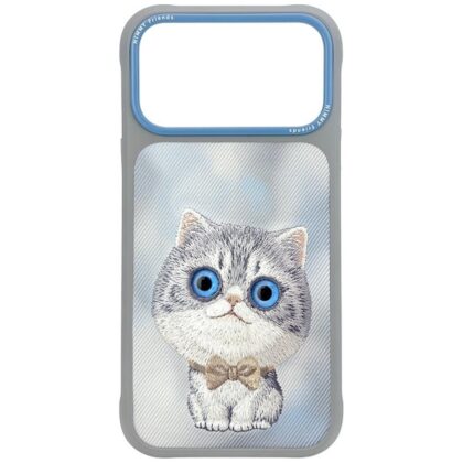 Nimmy Big Eyed Silver Shaded Cat - θήκη για Apple iPhone 18 Pro / 17 Pro - Γκρι