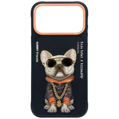 Nimmy Glasses Cool Dog - θήκη για Apple iPhone 17 Pro / 18 Pro - Μαύρο