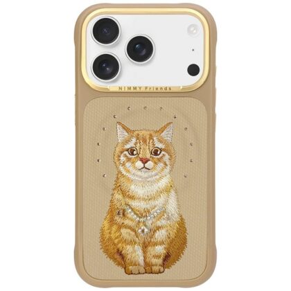 Nimmy Lucky Fashion Cat MagSafe - θήκη για Apple iPhone 17 Pro Max / 18 Pro Max - Καφέ
