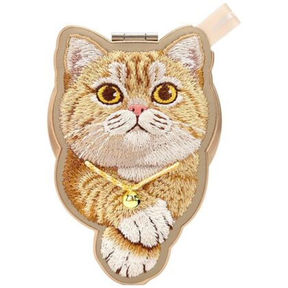 Γούρι Μαγνητικό Nimmy Denim Fashion Ginger Cat καφέ