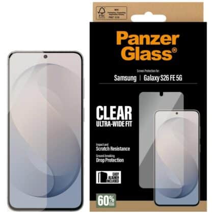 PanzerGlass Ultra-Wide Fit EasyAligner Προστατευτικό Γυαλί για Samsung Galaxy S26 FE 5G