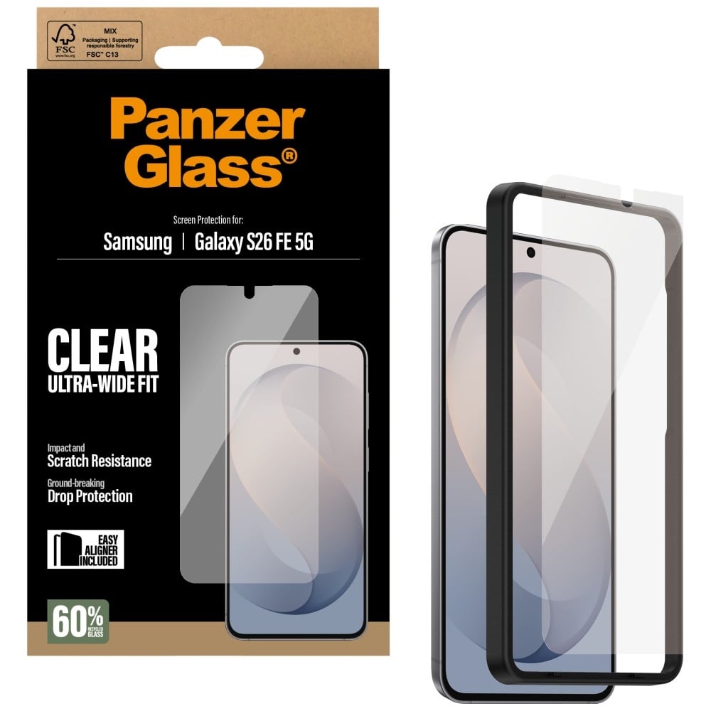 PanzerGlass προστατευτικό γυαλί Ultra-Wide Fit EasyAligner για Samsung Galaxy S26 FE 5G - Image 4