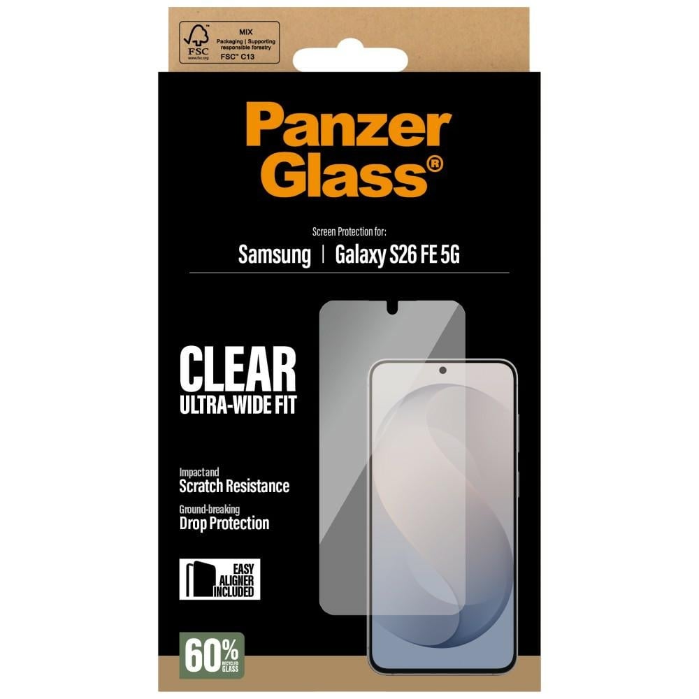 PanzerGlass προστατευτικό γυαλί Ultra-Wide Fit EasyAligner για Samsung Galaxy S26 FE 5G - Image 5