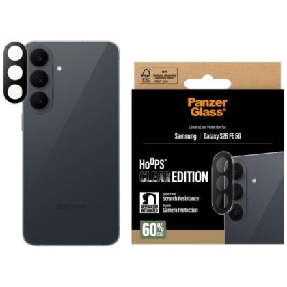 PanzerGlass Hoops Προστατευτικό Φακού για Samsung Galaxy S26 FE 5G, Σκληρυμένο Γυαλί
