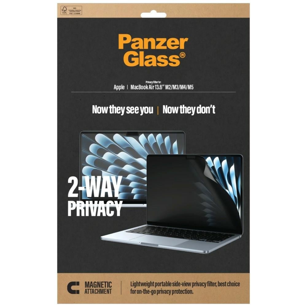 PanzerGlass Μαγνητική 2-Way Privacy μεμβράνη για MacBook Air 13.6" M2 / M3 / M4 / M5 - Image 4