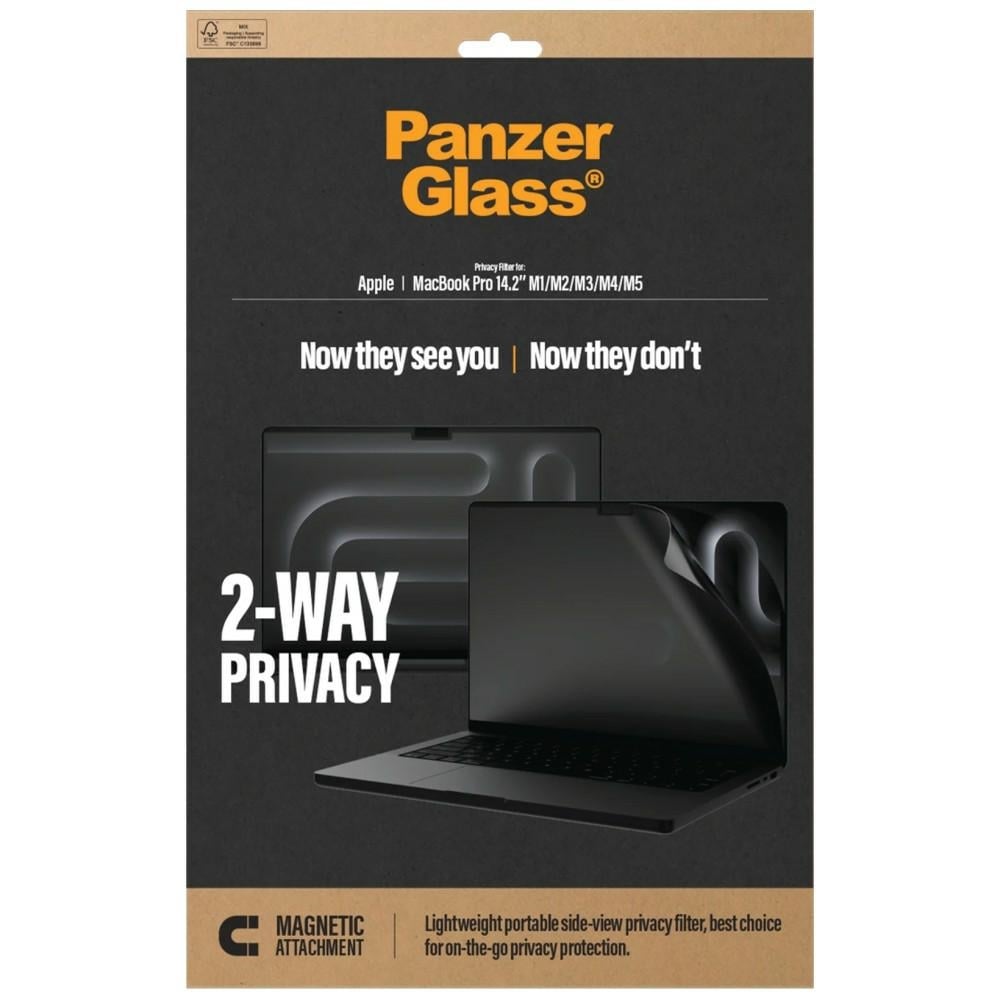 PanzerGlass Privacy Glass Μαγνητική 2-Way Privacy για MacBook Air 14.2" M1 / M2 / M3 / M4 / M5 - Image 4