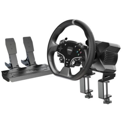 MOZA Racing Bundle R3 (ES Wheel, Direct Drive Servo Motor, SR-P Lite Pedals, Desktop Clamp) για PC και Xbox Μαύρο EU