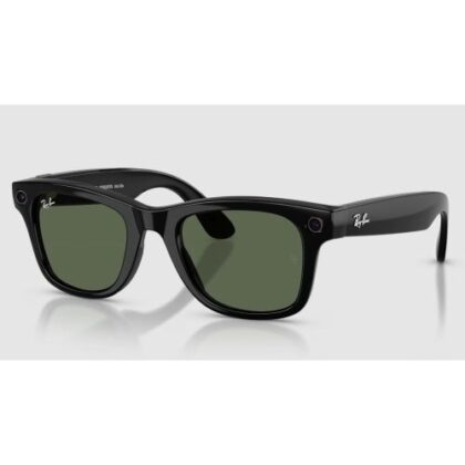 Ray-Ban Meta Wayfarer Gen2 Έξυπνα Γυαλιά με AI, Μέγεθος 53-22, Φακός G-15 Διαφανής, Γυαλιστερό Μαύρο EU