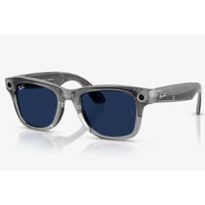 Ray-Ban Meta Wayfarer Gen2 Έξυπνα Γυαλιά με AI, Μέγεθος 50-22, Φακός Transitions Sapphire, Γυαλιστερό Διαφανές Γκρι EU